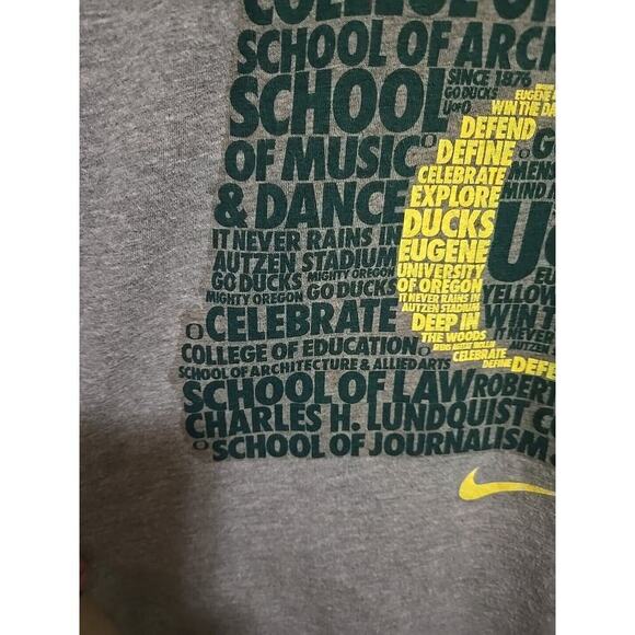 Nike University of Oregon Ducks NCAA Center Swoosh Short Sleeve T Shirt - Small - Picture 4 of 15